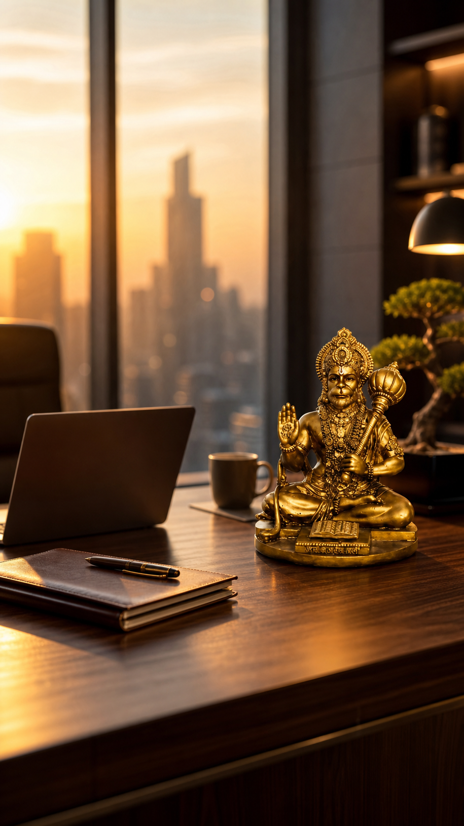 Lord Hanuman Ji Idol for Car Dashboard | Premium Resin Bajrangbali Murti for Home Temple, Office Decor & Spiritual Gift